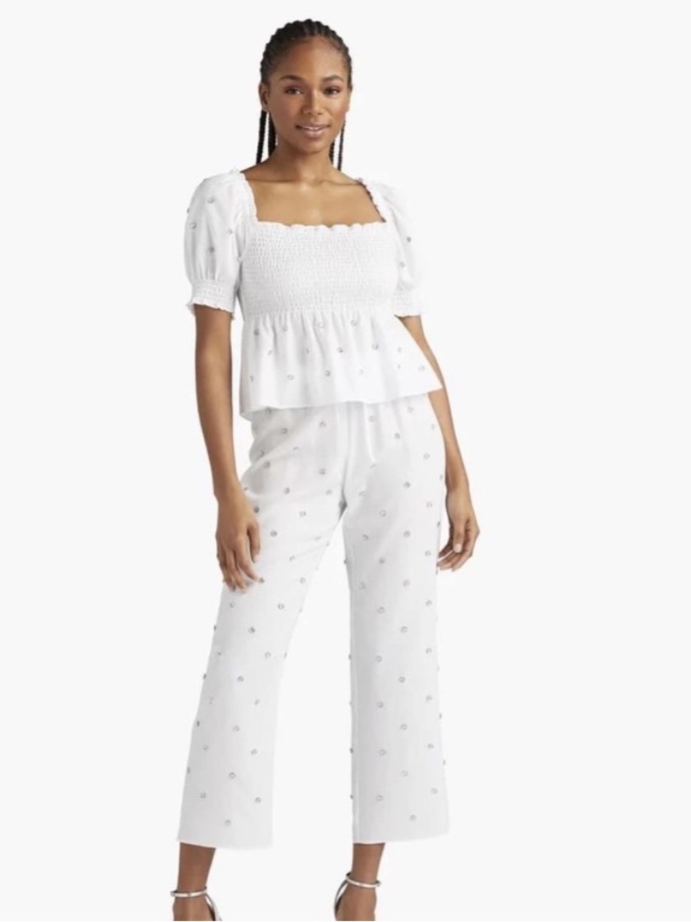 Hill House Jeweled Jammie Set - Size Small